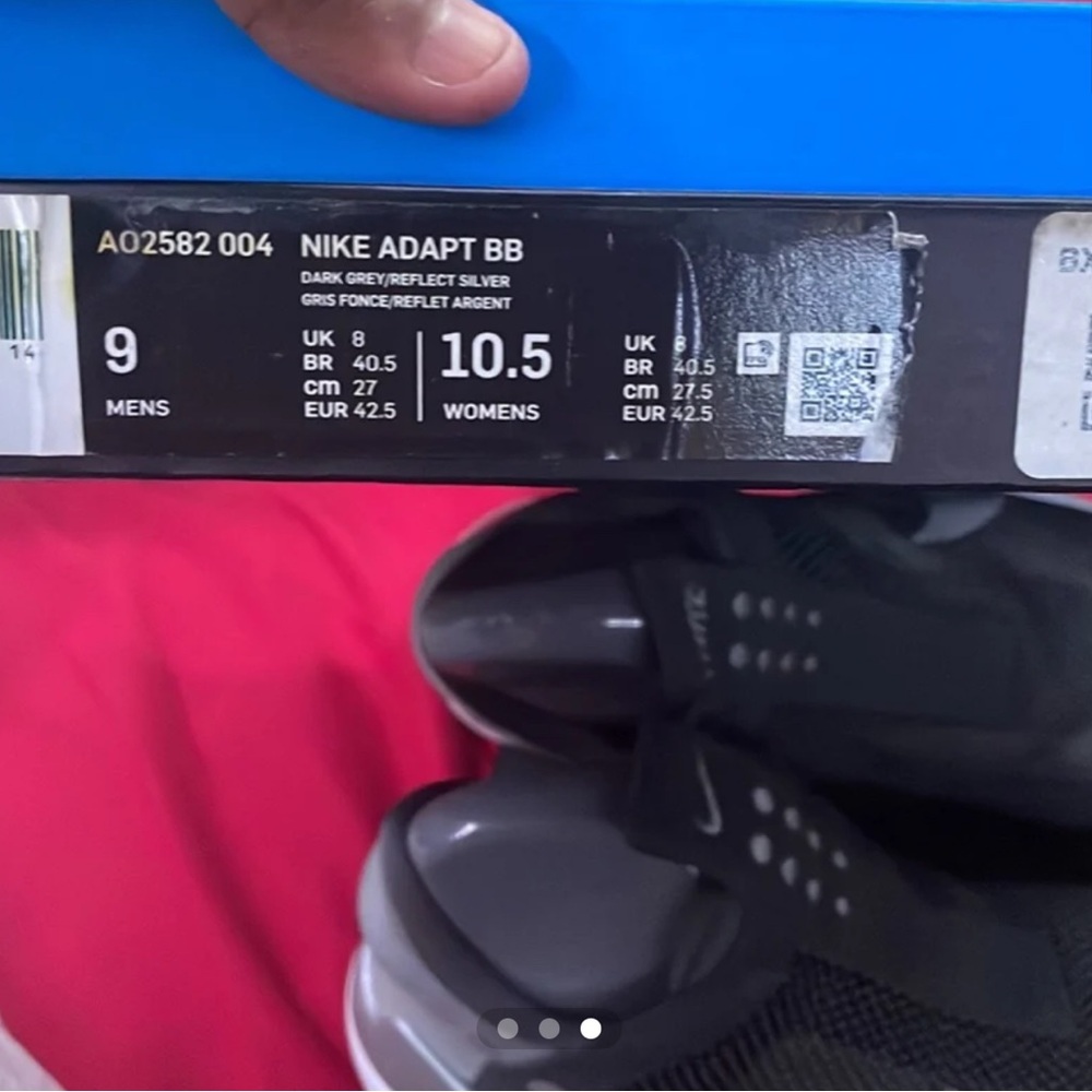 Nike Adapt BB Sneakers - Black and Silver